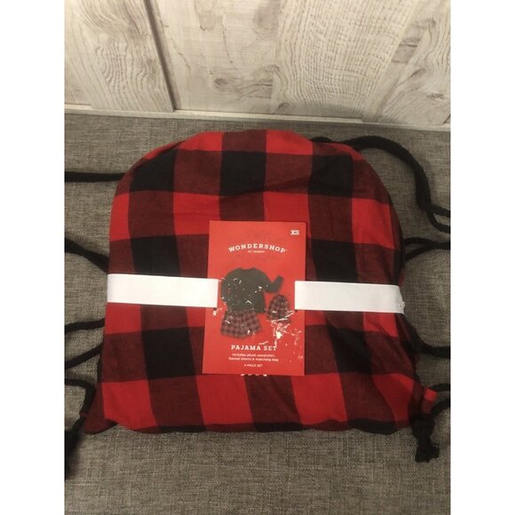 Wondershop Other - Wondershop Womens Red Black Buffalo Plaid Pajama Set Size XS Flannel
